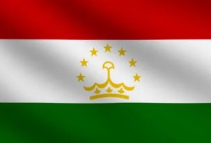 National Flag of Tajikistan